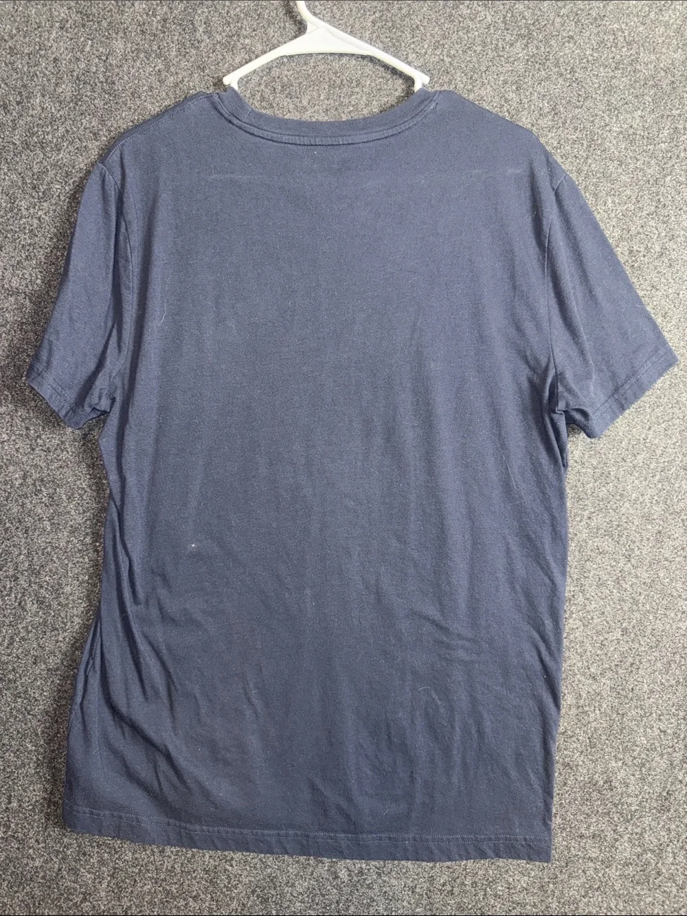 Banana Republic Navy Short Sleeve Logo Crewneck Tee